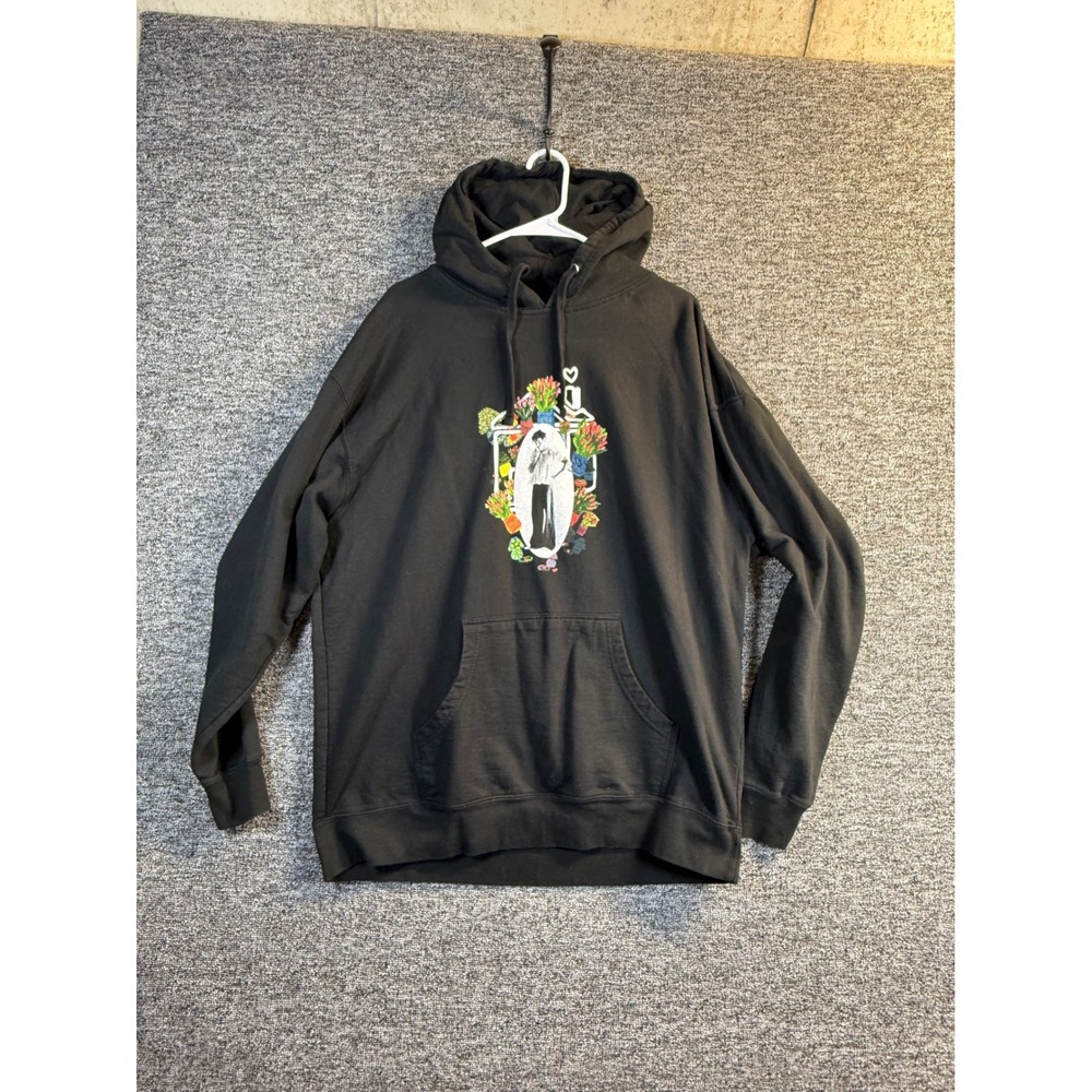Harry Styles Harrys House Official 2022 Black Graphic Hoodie Sweatshirt Large